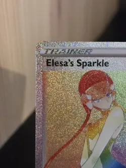 Elesa's Sparkle 275/264 Fusion Strike Rare Rainbow NM Pokemon 2021 - Image 3