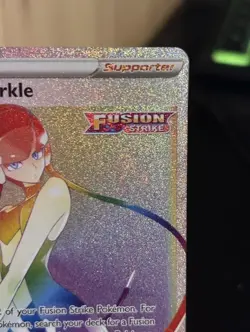 Elesa's Sparkle 275/264 Fusion Strike Rare Rainbow NM Pokemon 2021 - Image 4