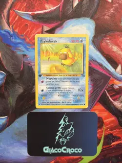 Carte pokemon wizard fossile edition 1 ed1 francais vf fr Psykokwak 53/62 - Image 1