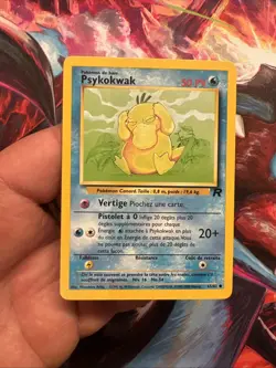 Carte Pokemon Wizard Team Rocket Psykokwak 65/82 Francais Vf Fr - Image 2