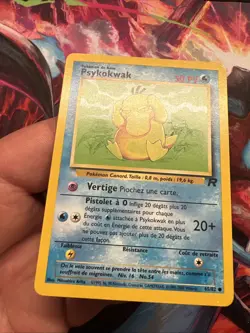 Carte Pokemon Wizard Team Rocket Psykokwak 65/82 Francais Vf Fr - Image 3