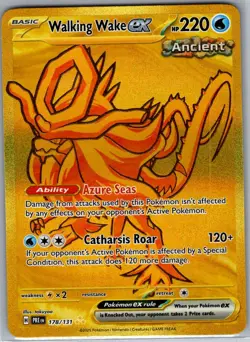 Walking Wake ex 215/162 SV05: Temporal Forces - Pokemon Card - NM - Image 1