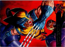 1995 Fleer Ultra Marvel, Wolverine, Logan, 52 X-Men Series 2 Base LP Pokemon TCG - Image 1
