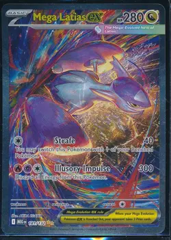 2025 Pokemon Mega Latias ex 181/132 Mega Evolution Special Illustration Rare - Image 1
