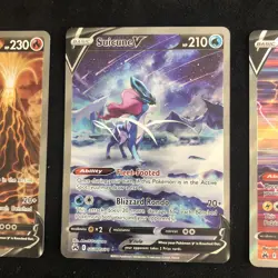 Pokemon Crown Zenith Galarian Gallery Legendary Dogs Entei V Suicune V Raikou V - Image 3