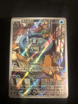 Pokemon TCG - Stellar Crown - Squirtle 148/142 Holo: NM - Image 1