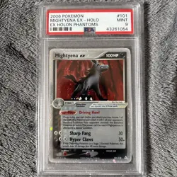 PSA 9 MINT Mightyena EX Holo Ex Holon Phantoms #101 Pokemon Card TCG - Image 1