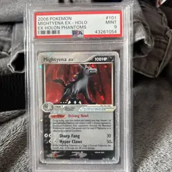 PSA 9 MINT Mightyena EX Holo Ex Holon Phantoms #101 Pokemon Card TCG - Image 3