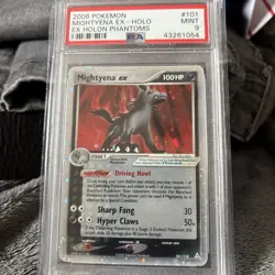 PSA 9 MINT Mightyena EX Holo Ex Holon Phantoms #101 Pokemon Card TCG - Image 4
