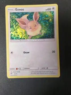 Eevee 12/12 McDonald's (2019) Exclusive Holo Promo Unique Art Pokemon TCG Lp - Image 1