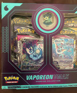 Pokemon TCG Vaporeon VMAX Premium Collection Sealed - Image 2