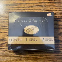 2023 Pieces of the Past Presidential Edition Box 6 Pack, 24 Cards, 2 Relics - Image 1