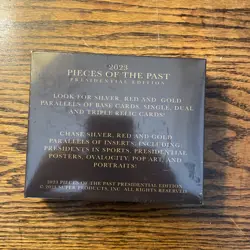 2023 Pieces of the Past Presidential Edition Box 6 Pack, 24 Cards, 2 Relics - Image 2