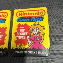 VINTAGE LOT OF 3 1989 TOPPS NINTENDO GAME PACKS SEALED TRADING CARDS - NICE!! - Image 4