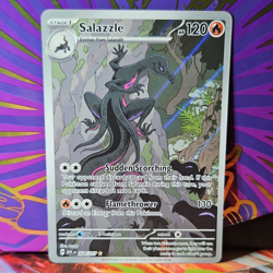 The Pokemon Company Pokemon TCG Salazzle 224/217 Stellar Crown Holo Rare - Image 1