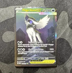 Pokemon TCG Mega Absol EX Holo ME01: Mega Evolution 180/132 Eng 280 HP - Image 1