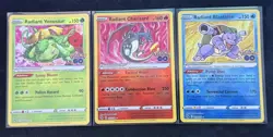 Nintendo Pokemon GO Radiant Holo 3-Card Lot Venusaur/Charizard/Blastoise NM - Image 1
