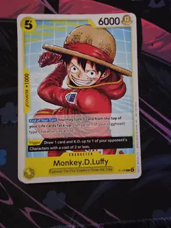 Monkey.D.Luffy (Tournament Pack 2026 Vol 2) P-106 Normal One Piece Promo Card NM - Image 1
