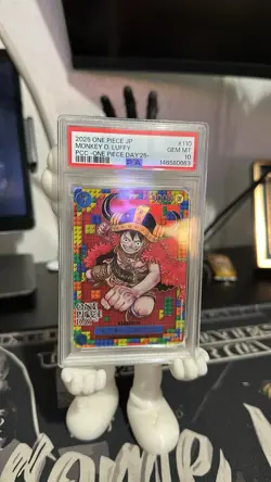 Bandai One Piece CCG Monkey D. Luffy ONE PIECE DAY'25 Promo Holo PSA 10 #110 - Image 1