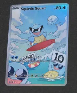 Pokemon Team Up Squirtle Squad 3 Card Set Custom Holofoil Cards Tag Team - Image 3