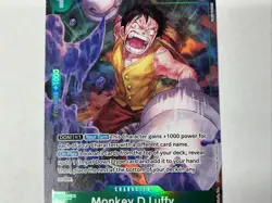 Bandai One Piece Card Game Monkey D. Luffy OP16-034 Rare Alt Art Foil Character - Image 3