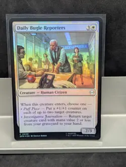 Daily Bugle Reporters FOIL X1 NM Marvel's Spider Man MTG - Image 1