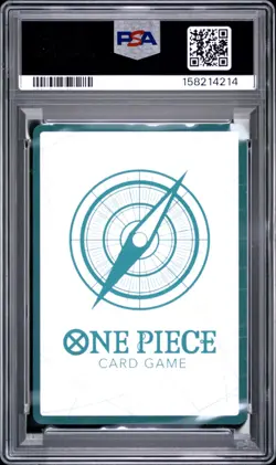 One Piece - OP14-The Azure Sea’s Seven Dracule Mihawk Gold DON!! PSA 10 - Image 2