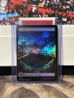 MTG Swamp Full Art Foil #274 Aetherdrift NM/M - Image 1