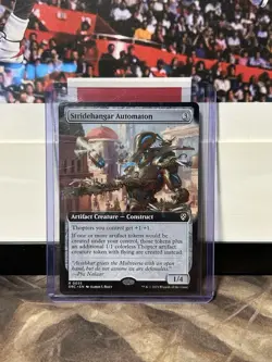 MTG Stridehangar Automaton Extended Art Aetherdrift Regular - Image 1