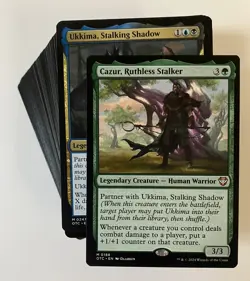 MTG Magic The Gathering Cazur & Ukkima Budget 100 Card Commander Deck - Image 1