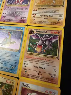 Vintage Pokemon Binder Collection Lot of 12 Holo Cards WOTC Swirls 1999-2000 - Image 5