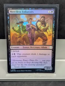 Merciless Enforcers FOIL X1 NM Marvel's Spider Man MTG - Image 1