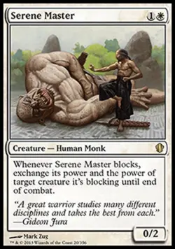 Serene Master - Light Play MTG Commander 2013 Edition - Image 1