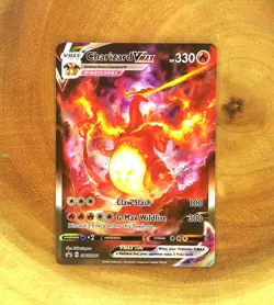 Charizard VMAX [SWSH261] UPC Black Star Promo Card Pokemon + FREE Magnetic Case - Image 1