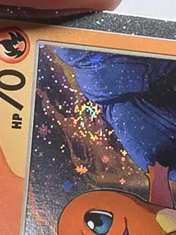 POKEMON CHARMANDER SVP047 PROMO BLACK STAR COSMOS HOLOFOIL WITH SWIRL NM CARD - Image 2