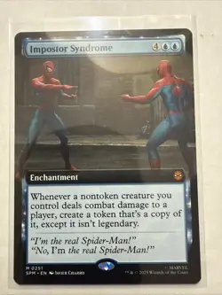 MTG Impostor Syndrome 0034 Regular (Extended Art) Marvel's Spider-Man NM SPM - Image 1