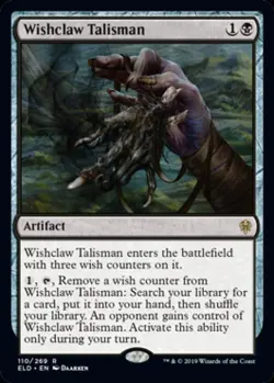 Wishclaw Talisman -Foil Near Mint MTG Throne of Eldraine - Image 1