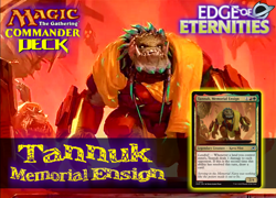 Tannuk, Memorial Ensign MTG EDH Commander Deck Gruul Landfall - Image 1