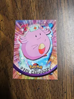 Pokemon Card - Chansey #113 - Topps Series 2 - Blue Logo - Image 1