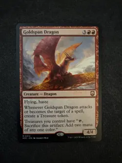 Goldspan Dragon MTG Modern Horizons 3 Commander - Image 1
