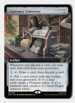 Currency Converter (Extended Art) 430 Commander: Marvel Super Heroes MTG NM - Image 1