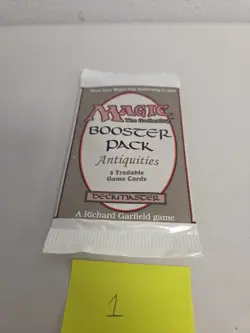 MTG - English Antiquities Booster Pack Factory Sealed #1 - Image 1