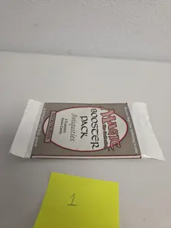 MTG - English Antiquities Booster Pack Factory Sealed #1 - Image 3