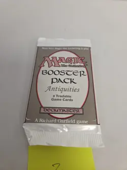 MTG - English Antiquities Booster Pack Factory Sealed #2 - Image 1