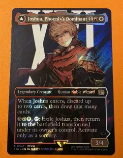 Joshua, Phoenix's Dominant (Borderless) (Surge Foil) Final Fantasy Foil - Image 1