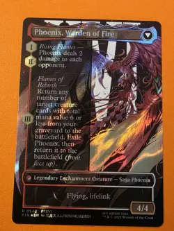 Joshua, Phoenix's Dominant (Borderless) (Surge Foil) Final Fantasy Foil - Image 2