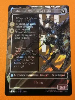 Dion, Bahamut's Dominant (Borderless) (Surge Foil) Final Fantasy Foil - Image 2