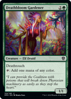 DEATHBLOOM GARDENER X 4 N/M DOMINARIA UNITED MAGIC THE GATHERING - Image 1