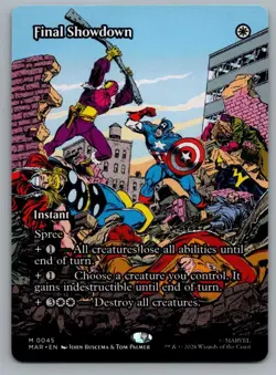 Final Showdown (Borderless) 45 Marvel Universe Eternal-Legal Magic: - Image 1