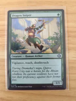 MTG Tarkir: Dragonstorm Dragon Sniper Card 139 - Image 1